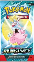 Pokemon Karmesin & Purpur KP 09 - Reisegefährten - Artwork mit allen 4 Sealed Booster- Deutsch