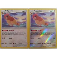 Pokemon Card - 1x Pidgeotto und 1x Pidgeotto Reverse Holo...