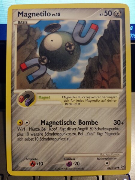 Pokemon Diamant & Pearl - Sturmtief 66/100 - Magnetilo Deutsch  NM