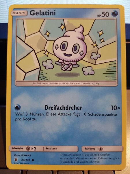 Pokemon Gelatini 33/145 Deutsch NM