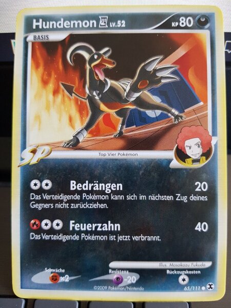 Pokemon Hundemon 65/111 Deutsch NM/Mint