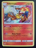 Pokemon Infernape 23/156 Holo  - Sun and Moon - Englisch...