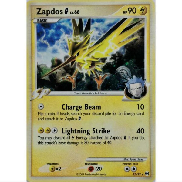 Pokemon Zapdos 12/99 Holo Englisch NM