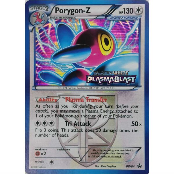 Porygon Z - BW84 Pre Release Promo - Holo Englisch NM