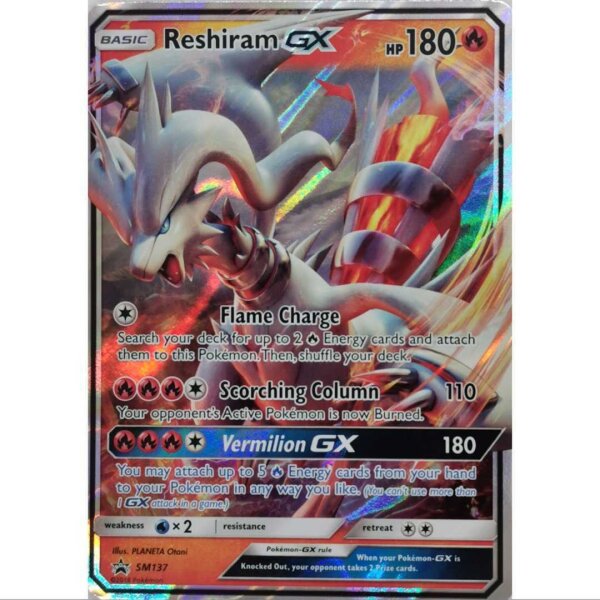 Reshiram GX  SM137 Promo  Englisch NM/Mint