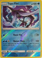 Tapu Fini 52/236 Reverse Holo - Sun and Moon- Unified...