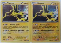 Zapdos 41/99 - 2er Set  Alternate Holo Promo/ Reverse...