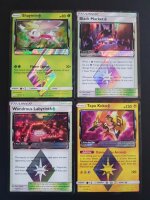 4er Set  Shaymin 10/181-T. Koko 51/181- B. Market 134/181 -W. Labyrinth 158/181