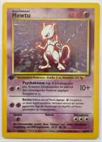 Mewtu 1st. Edition Base Set 10/102 Deutsch Mint