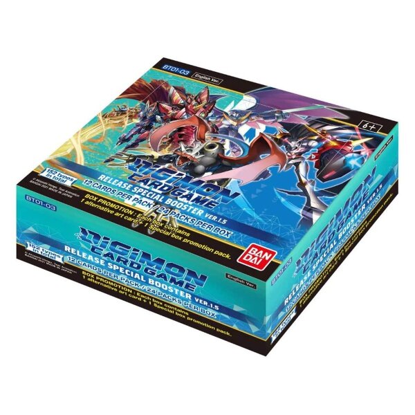 Digimon Card Game - BT01-03 Vers. 1.5 Release Special Display  (24) OVP EN