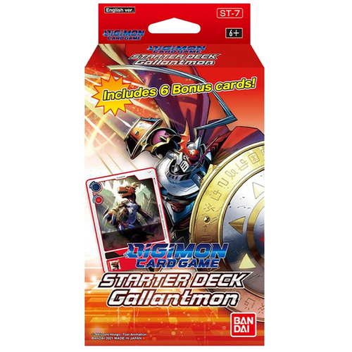 Digimon Card Game - Starter Deck Display Gallantmon ST-7 (1Deck) - EN