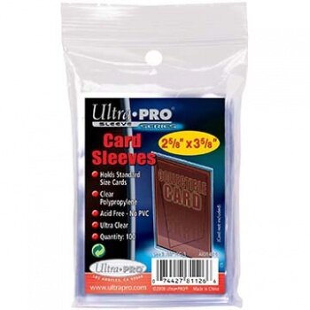 Ultra Pro Standard Sleeves Regular Soft Card 100 Hüllen pro Packung