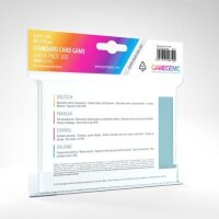 Gamegenic - Value Pack Standard Sleeves - Clear (200Sleeves)