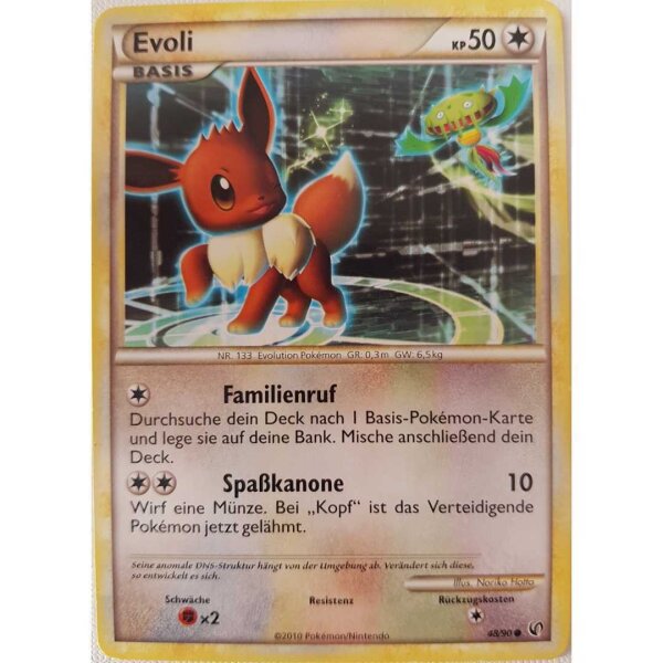 Evoli 48/90 HGSS Deutsch NM