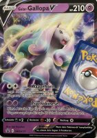 XXL Karte Galoppa V  SWSH111 Promo Pokemon  Deutsch