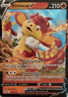 Simisear-V 027/172  Ultra  Rare Pokemon Englisch