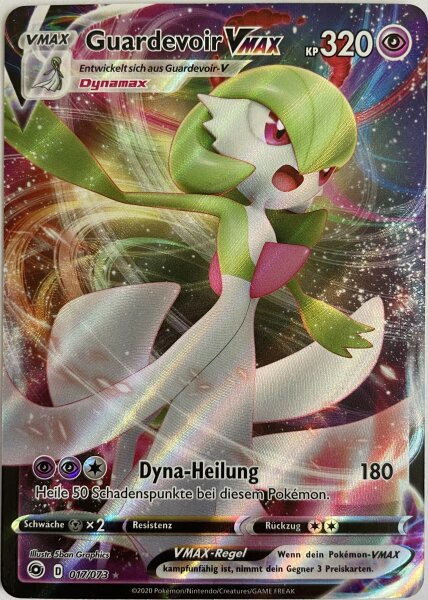 Guardevoir VMAX - 017/073 Ultra Rare Pokemon Weg des Champs Deutsch NM/Mint Boosterfrisch