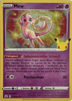 Mew 011/25 Holo Pokemon SWSH07.5 Celebrations Deutsch...