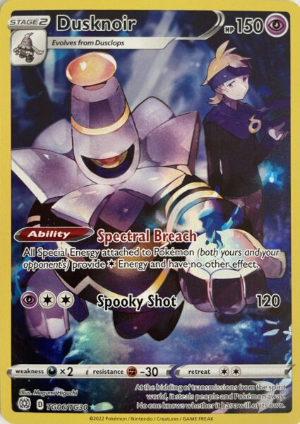 Dusknoir TG06/TG30 Holo Rare Pokemon Englisch Boosterfrisch