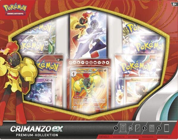 Pokemon Premium Kollektion Crimanzo ex April 2024 Deutsch