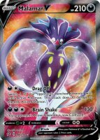 Malamar V 186/192 Full Art Ultra Rare Pokemon SWSH Rebel...